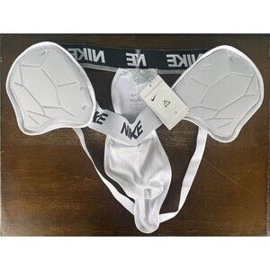 Nike Pro Hyperstrong Compression White Football Jock Strap Size XXL AQ0750-100
